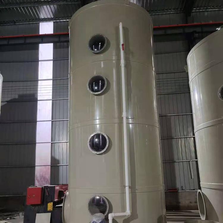 pp喷淋塔 废气处理设备 不锈钢喷淋塔 重诺环保 厂家生产